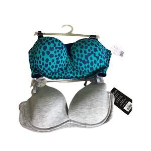Women Bras Size 36C lot of 2  NWT  Comfort fit  Feminine